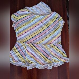 Worthington Pastel Striped Scarf